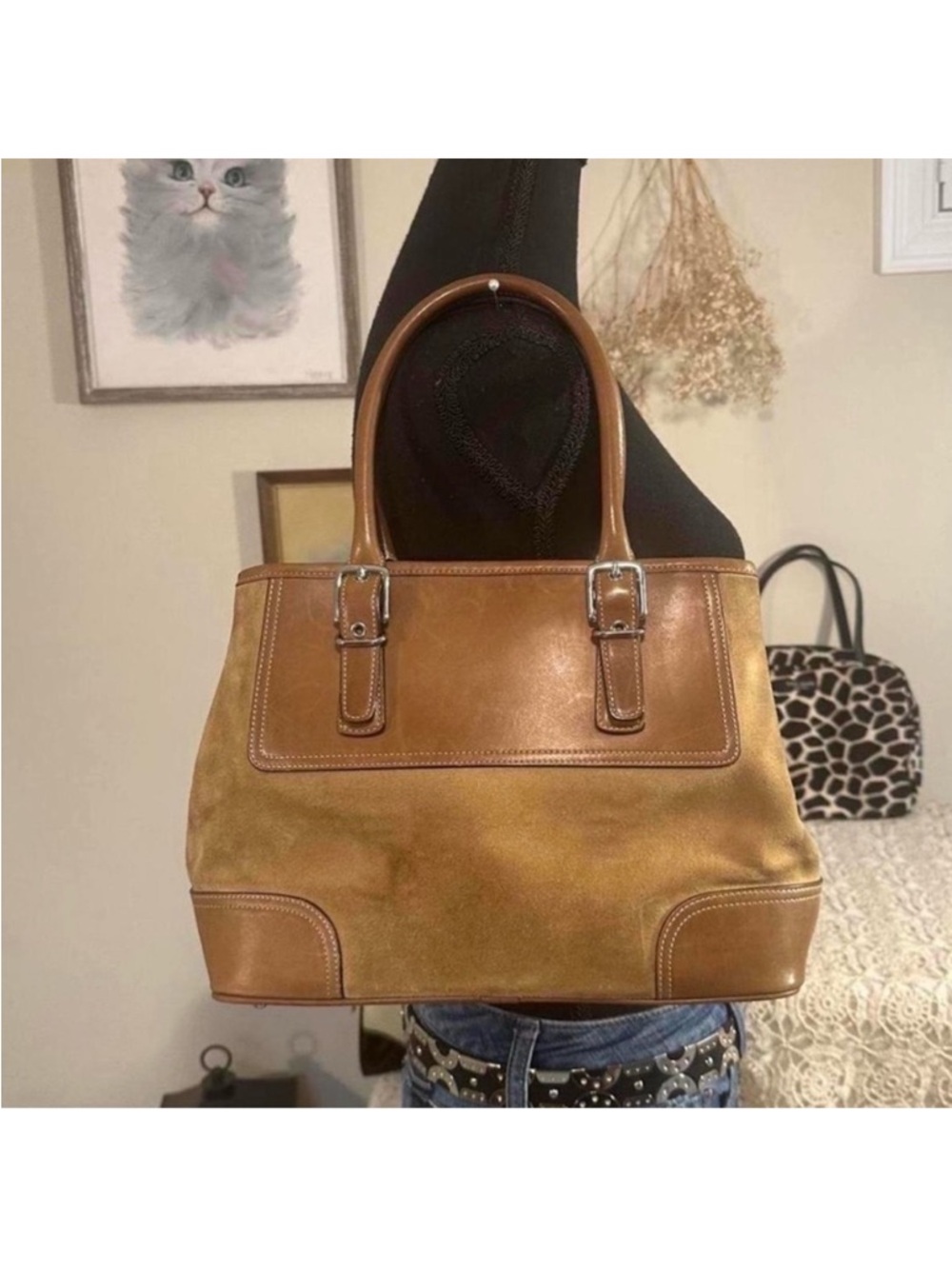 Coach Vintage (2004) Elegant Brown Leather Tote Bag - Picture 8 of 9